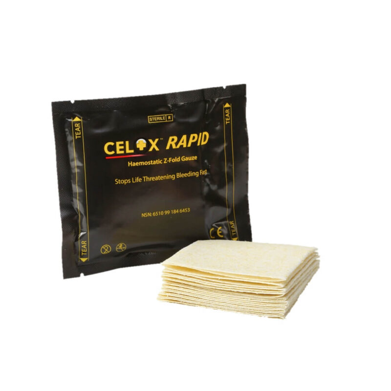 Celox Rapid Haemostatic Gauze - Z-Fold