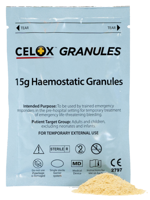 Celox Granules - 15g Haemostatic Granules