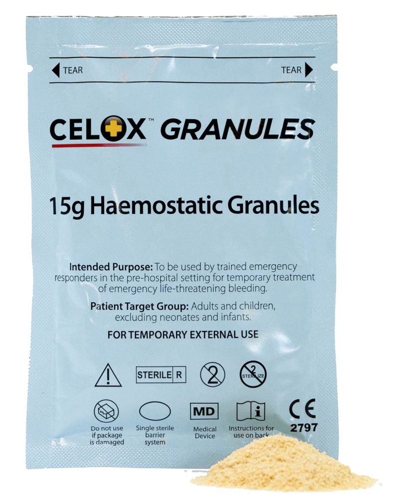 Celox Granules - 15g Haemostatic Granules